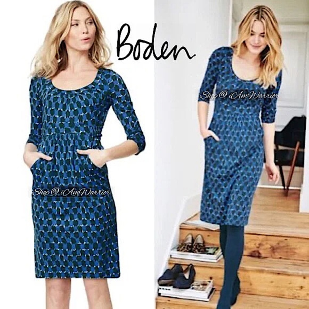 Boden scoop neck jersey dress